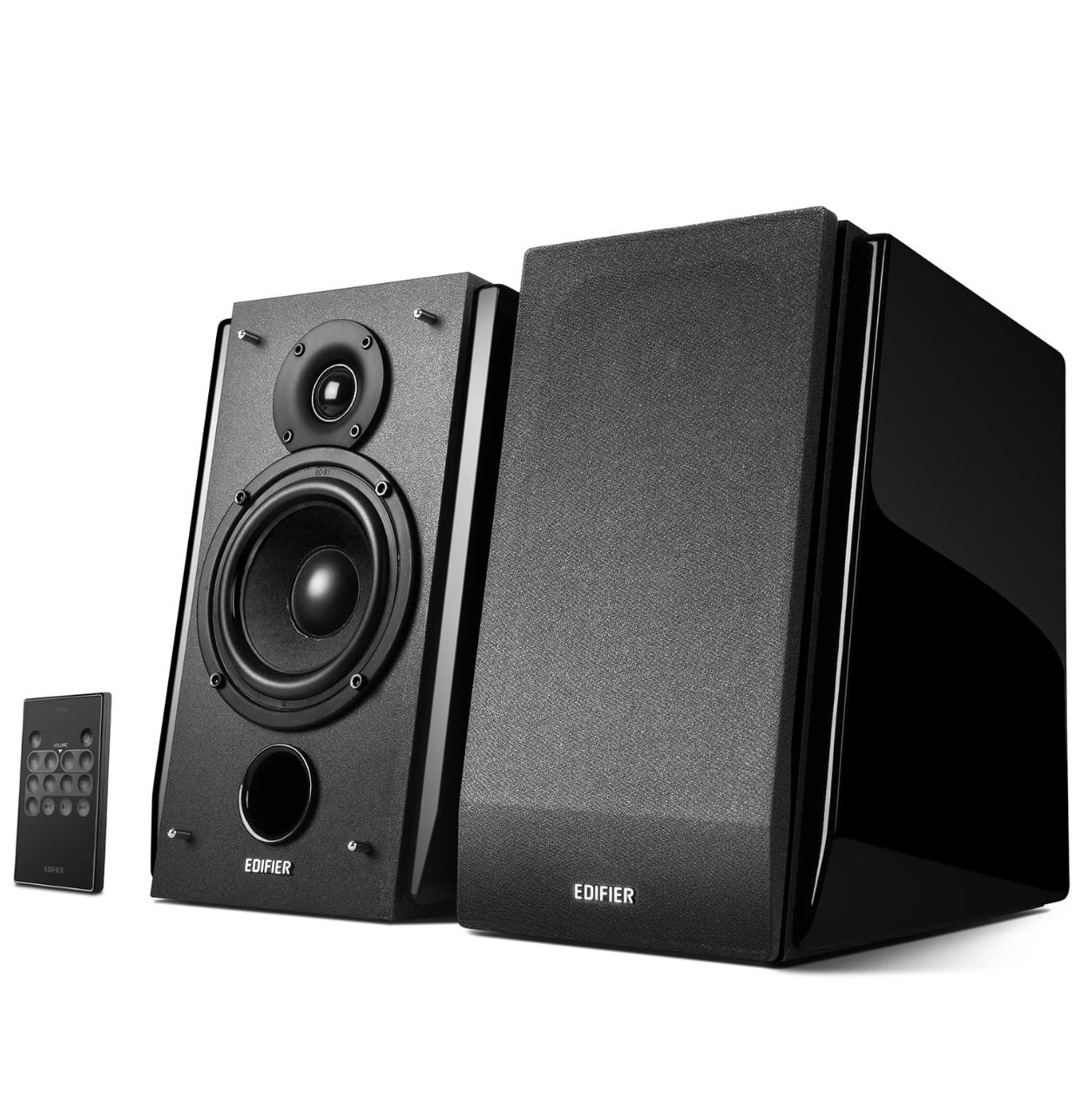 Edifier R1850DB Active Bookshelf Speakers with Bluetooth and Optical Input - 2.0 Studio Monitor Speaker - Built-in Amplifier with Subwoofer Line Out