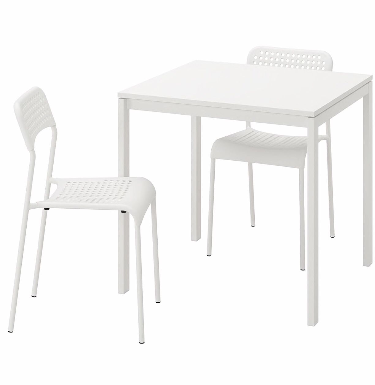 2 seater ikea dining table and chair for sale