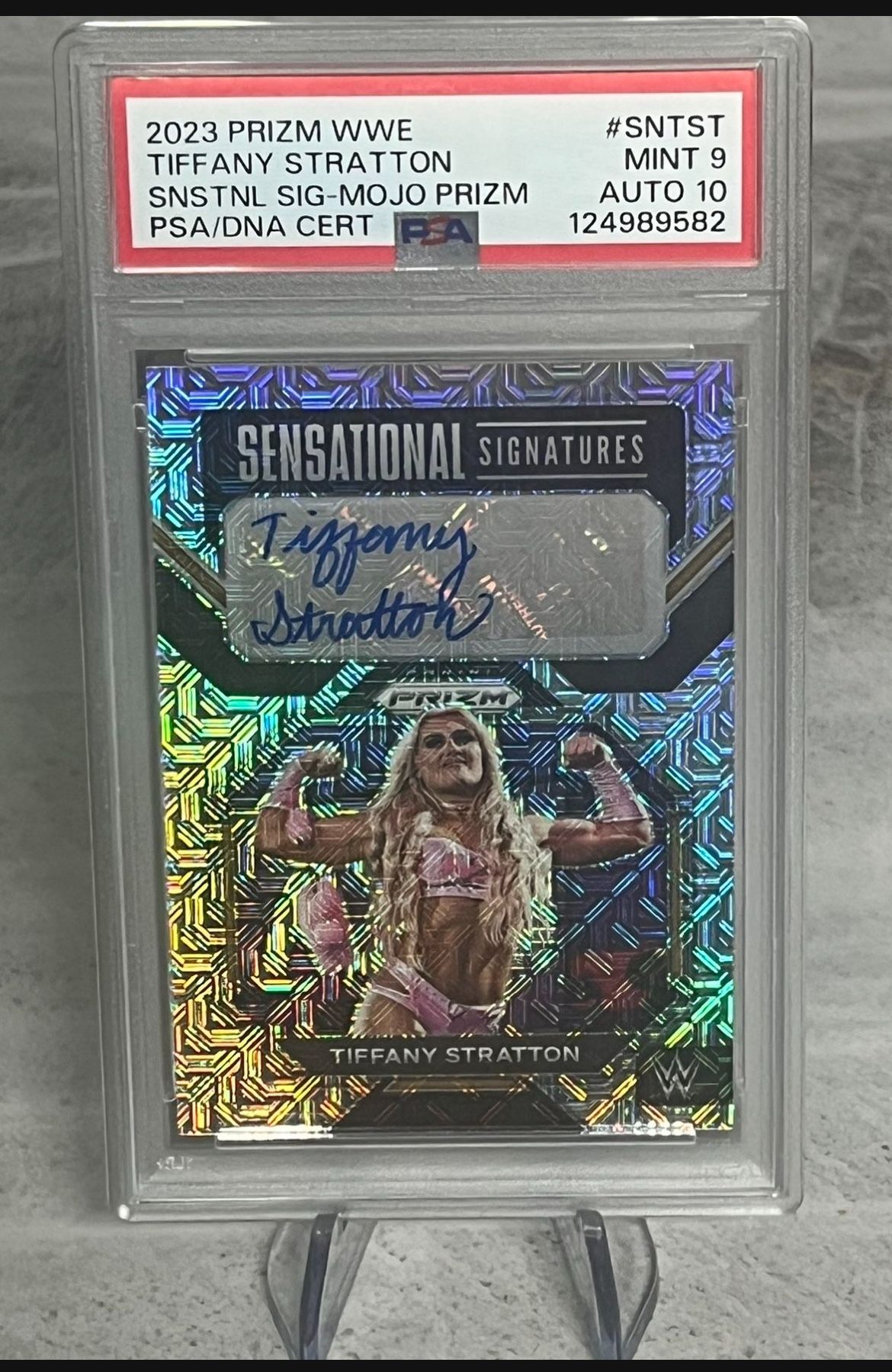 WWE Prizm Tiffany Stratton Full Auto /25