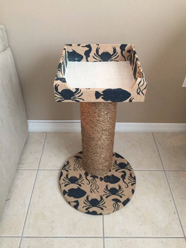 Nautical Cat Tree/Scratching Post