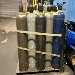Nitrogen Cylinders. 230 And 304 Filled