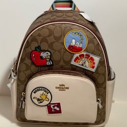 Coach x Peanuts Bookbag