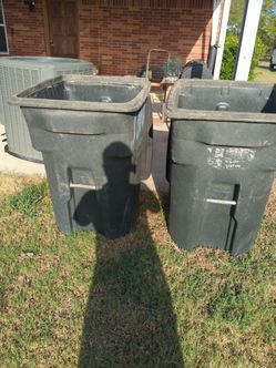 Heavy duty trashcan  $100 for the pair