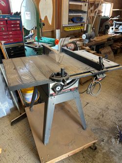 Craftsman 10in table saw w/iron top