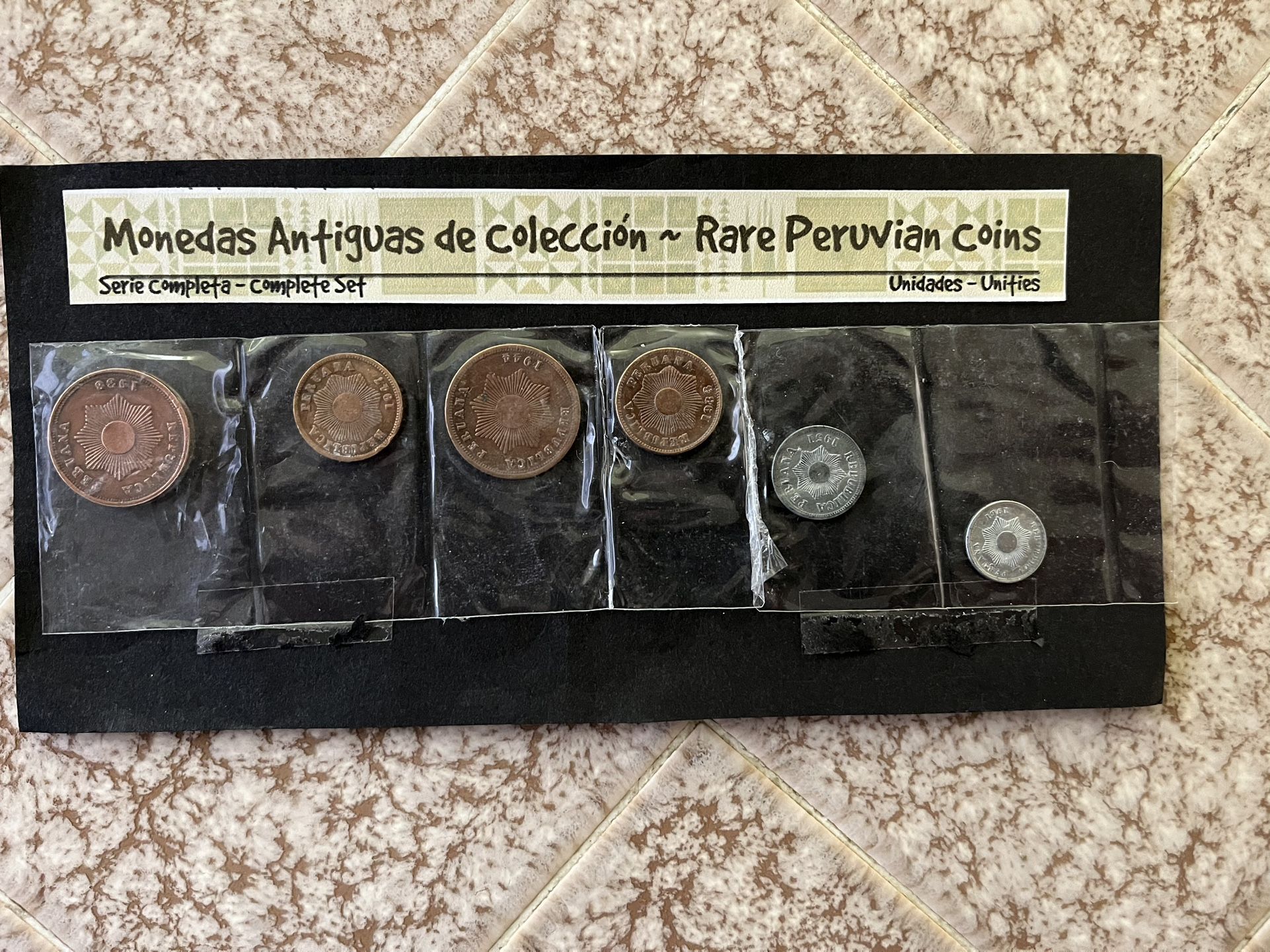 Rare Peruvian Coin Collection