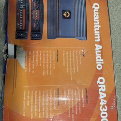 Car Amp Quantum Audio Class AB 4 channel bridge mode 2channel 1200watts peak power perfect for midrange midbass midhigh Speakers New Amplifier