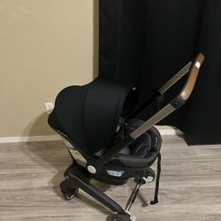Evenflo Shyft DualRide Travel System with Carryall Storage - Boone Gray