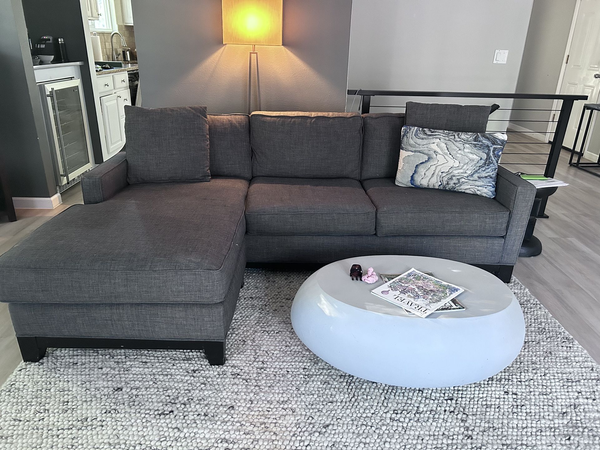 Macys sectional Reversible Lounger