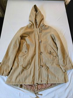 Realcoco tan jacket size small
