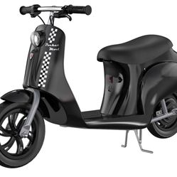 Razor Pocket Mod Miniature Euro-Style Electric Scooter - Onyx Black, 24V, up to 15 mph, for Child 8+