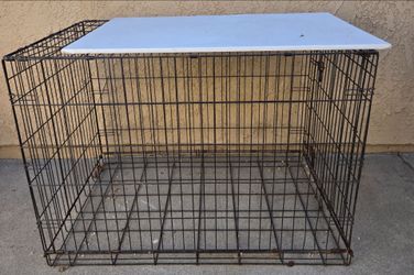 Large Black Wire Dog Crate