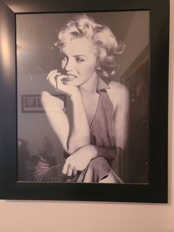 Beautiful Framed Marilyn Picture