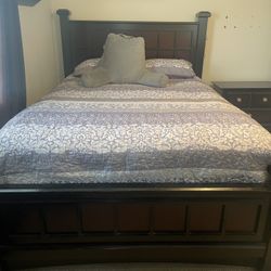 Bed Frame & Nightstand