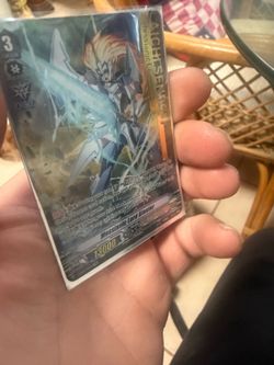 This is a Messianic Lord Blaster card from the Cardfight!! Vanguard trading card https://offerup.com/redirect/?o=Z2FtZS5JdA== is specifically the Imag