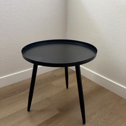 Black Metal Side Table