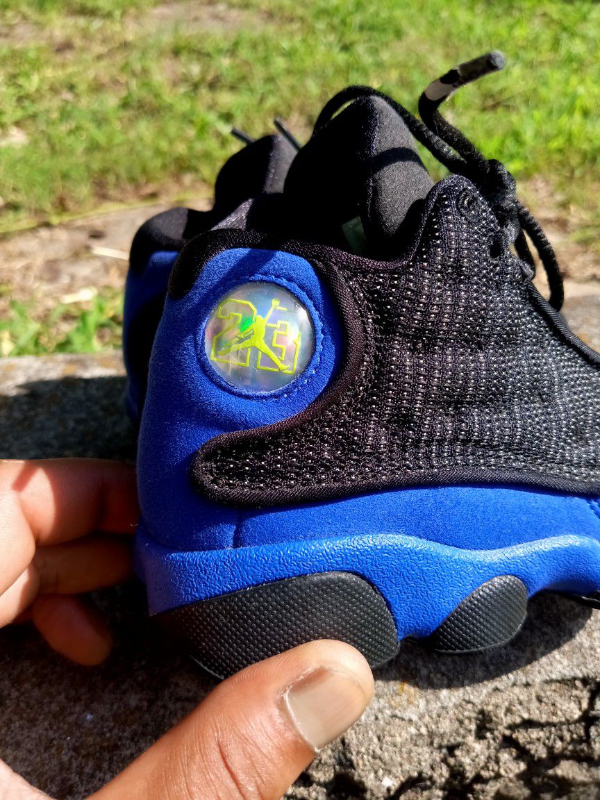 Royal Blue And Black Jordan 13s ,12c Styling And Profiling  ! Nice For A Lil Boy Or Girl  Age 4,5 