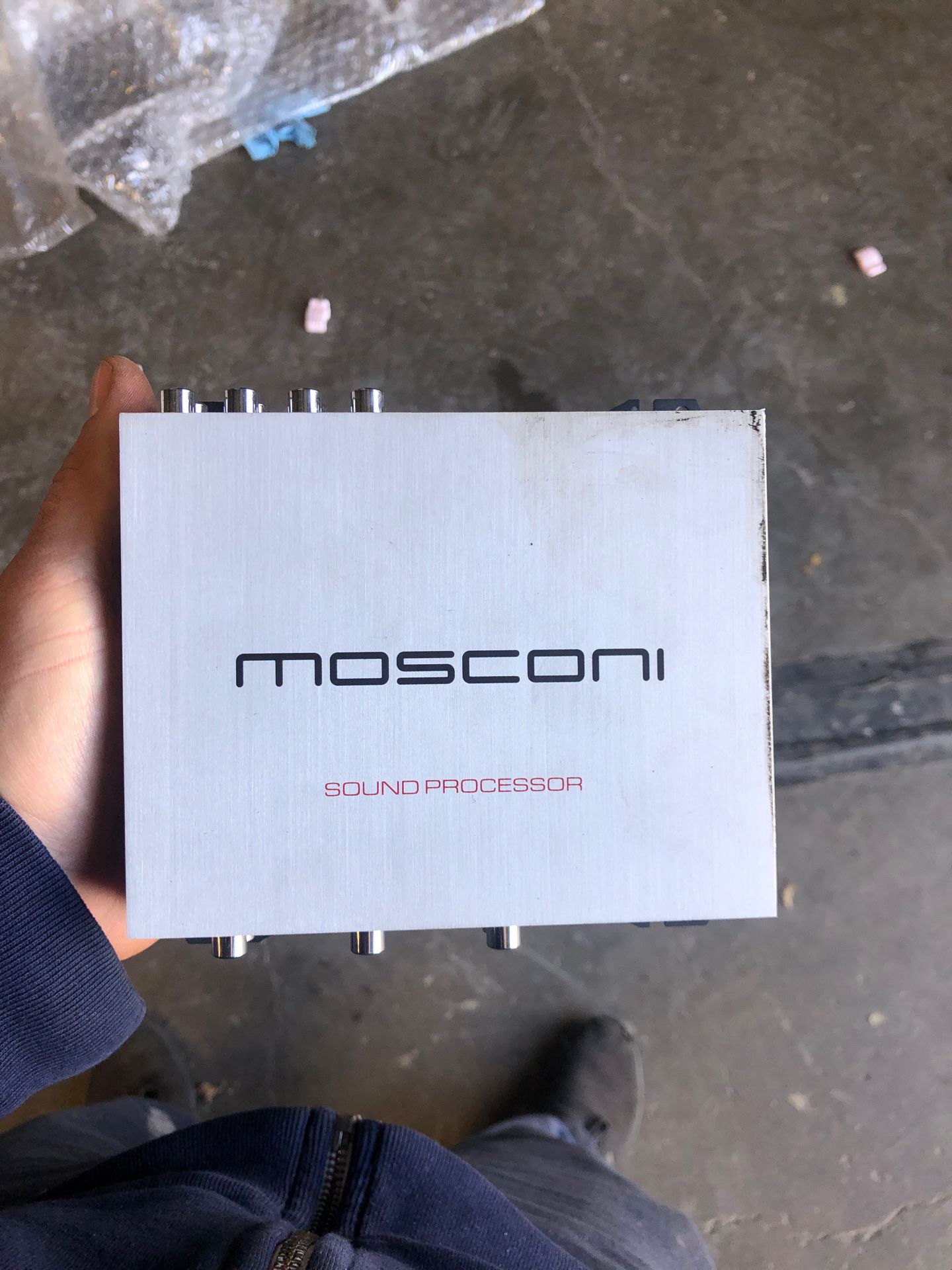 Mosconi sound precessor audio amp amplifier