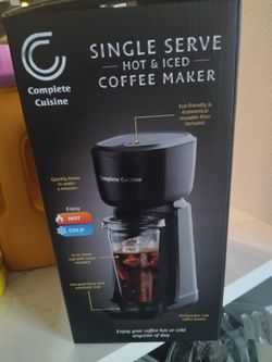 Complete Cuisine Single Serve Hot & Iced Coffee Maker
