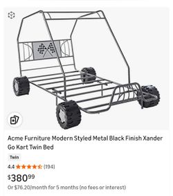 Kids Race Car Bed Frame