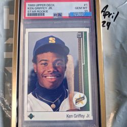 1989 Ken Griffey Jr Star Rookie #1 PSA 10