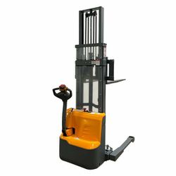 Forklift Lithium Battery Full Electric Walkie Stacker 2640lbs Cap. Straddle Legs. 118" lifting A-3035

