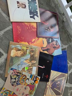 Vinyl record collection