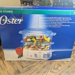 Oster Two-Tiered Food Steamer 6.1qt Model 5711 New in Box