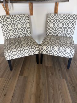 Set of 2 Upholstered Accent Chairs