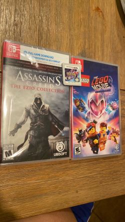 Nintendo DS games lot of 3 Pokémon Y , Lego movie video game, assassins creed the ezio collection