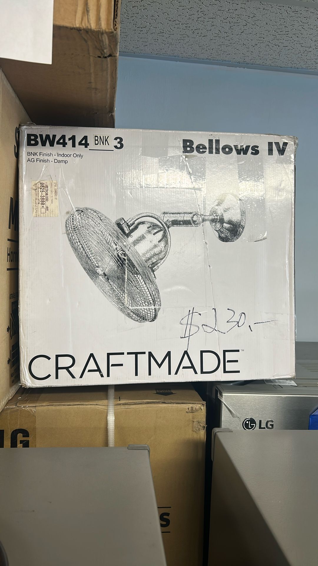Craftsman BW414 Bellow IV Patio Fan