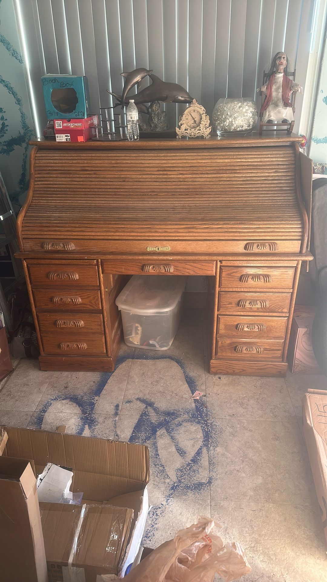 Roy Ola Roll Top Desk