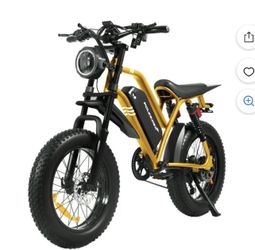 POLEEJIEK F6 Adult E-Bike, 1500W Brushless Motor, Up to 100-Mile Assisted Range, 48V 20AH Electric Mountain Bike, UL2849 Certified