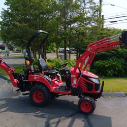 ONLY 1 AT THIS PRICE! New T224 TYM tractor With Front Loader And Backhoe 