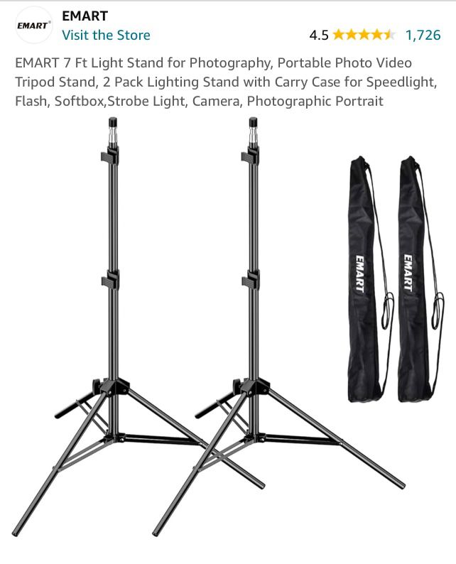 EMART 7 ft light stand for photography
