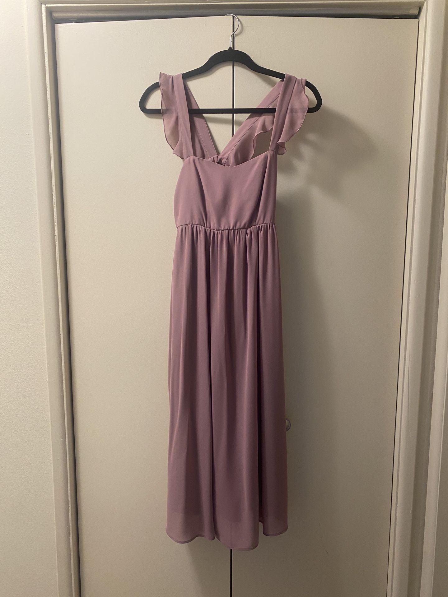 knee length dresses for ladies Lana Maxi Dress, in Champagne Luxe Satin, Size: Small | Show Me Your Mumu