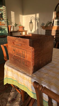 Darigold cheese wood crate