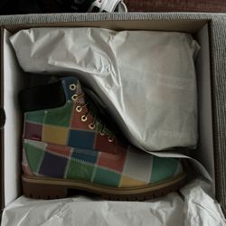 Supreme Multi-Color Timberland 6” Premium Waterproof Boot Size 10