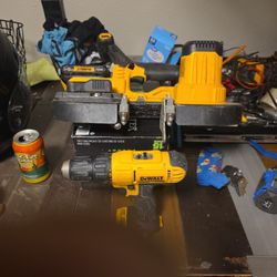 Dewalt  Band Saw And Drill 