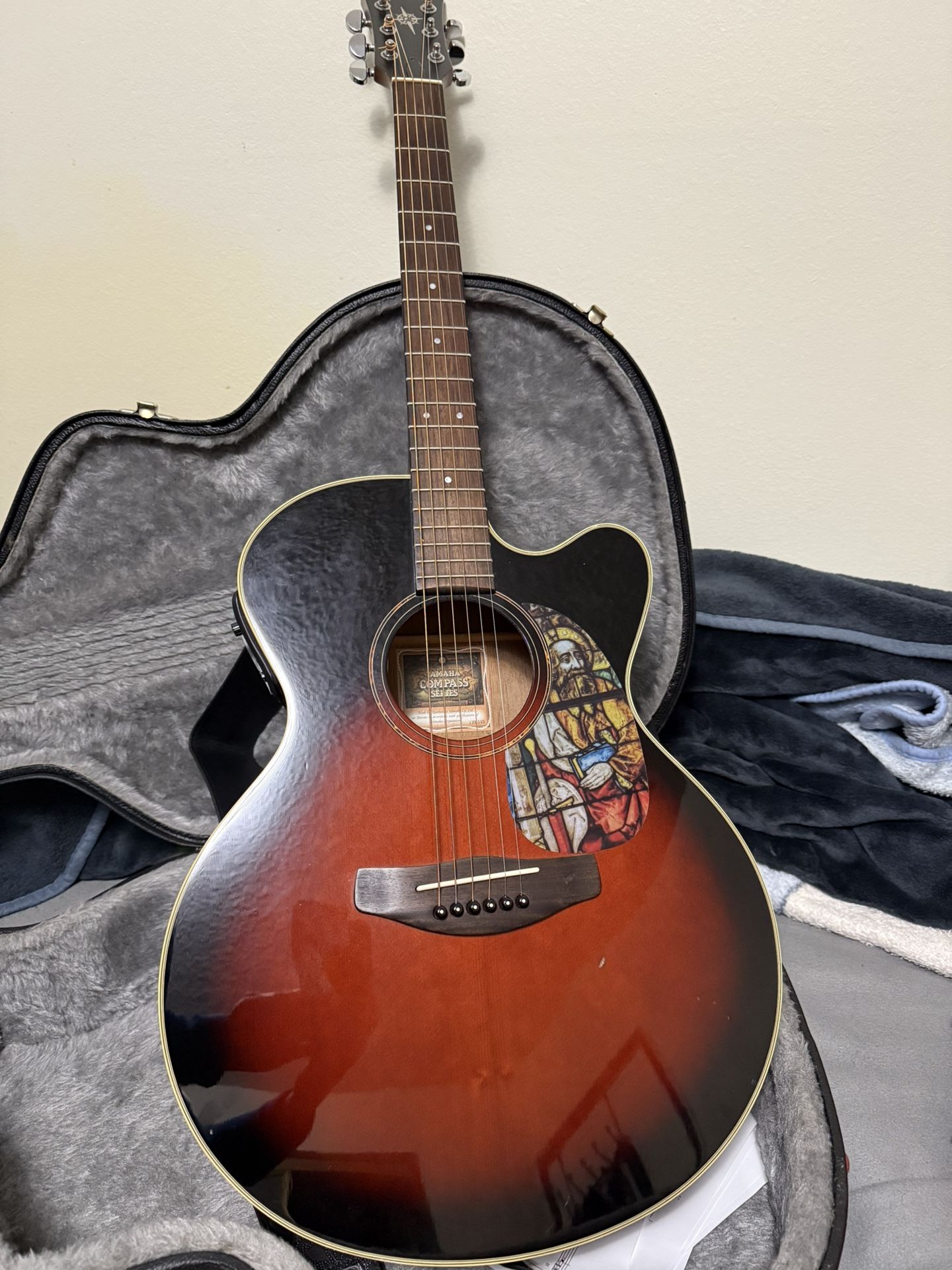 $300 Yamaha Compass Series Acoustic Electric Guitar