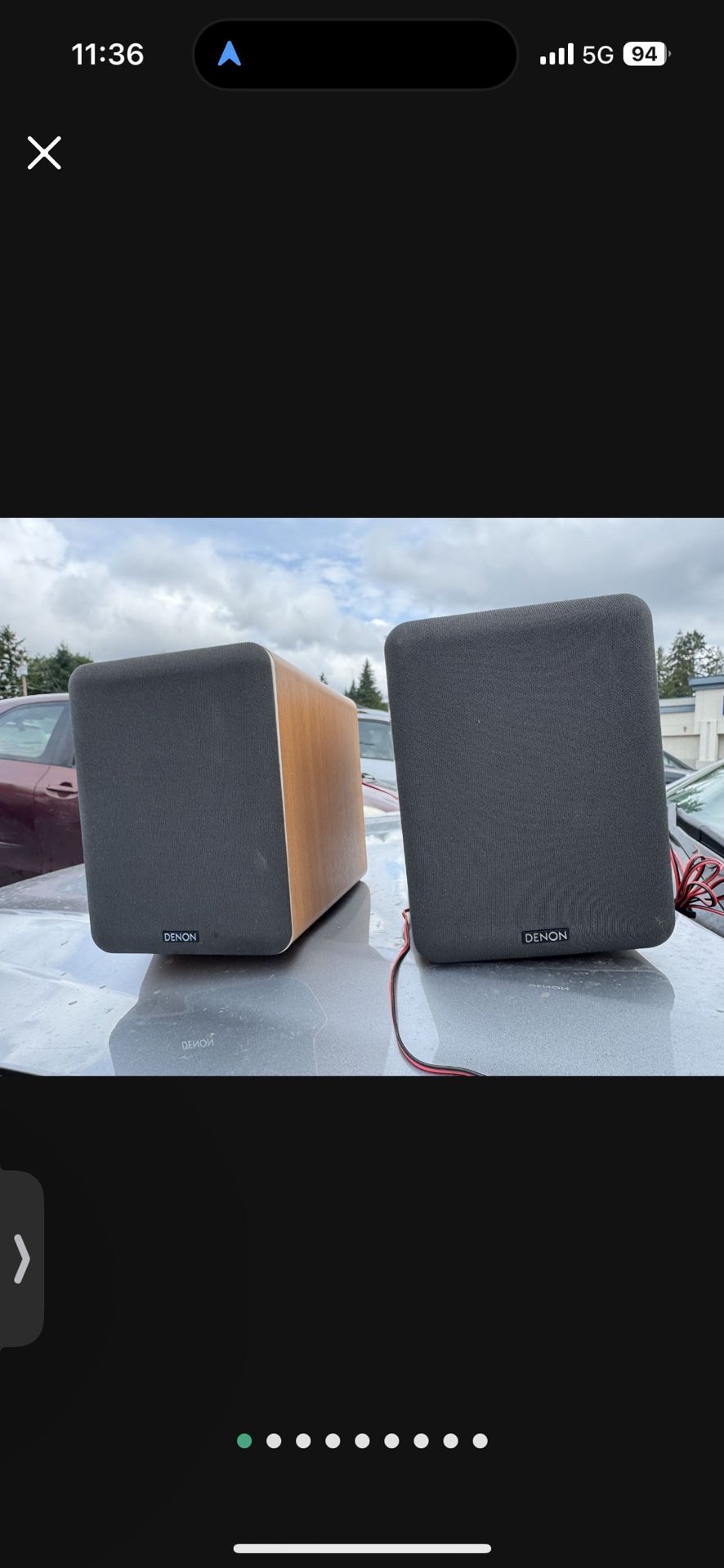 DANON 2 speakers 🔊 DENON SPEAKERS 🔊 2 MODEL SC M53 max input 60w iec or 120w peak impedance 6 ohms
