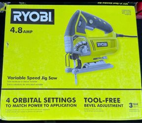 Ryobi 4.8 Amp Variable Speed Jig Saw