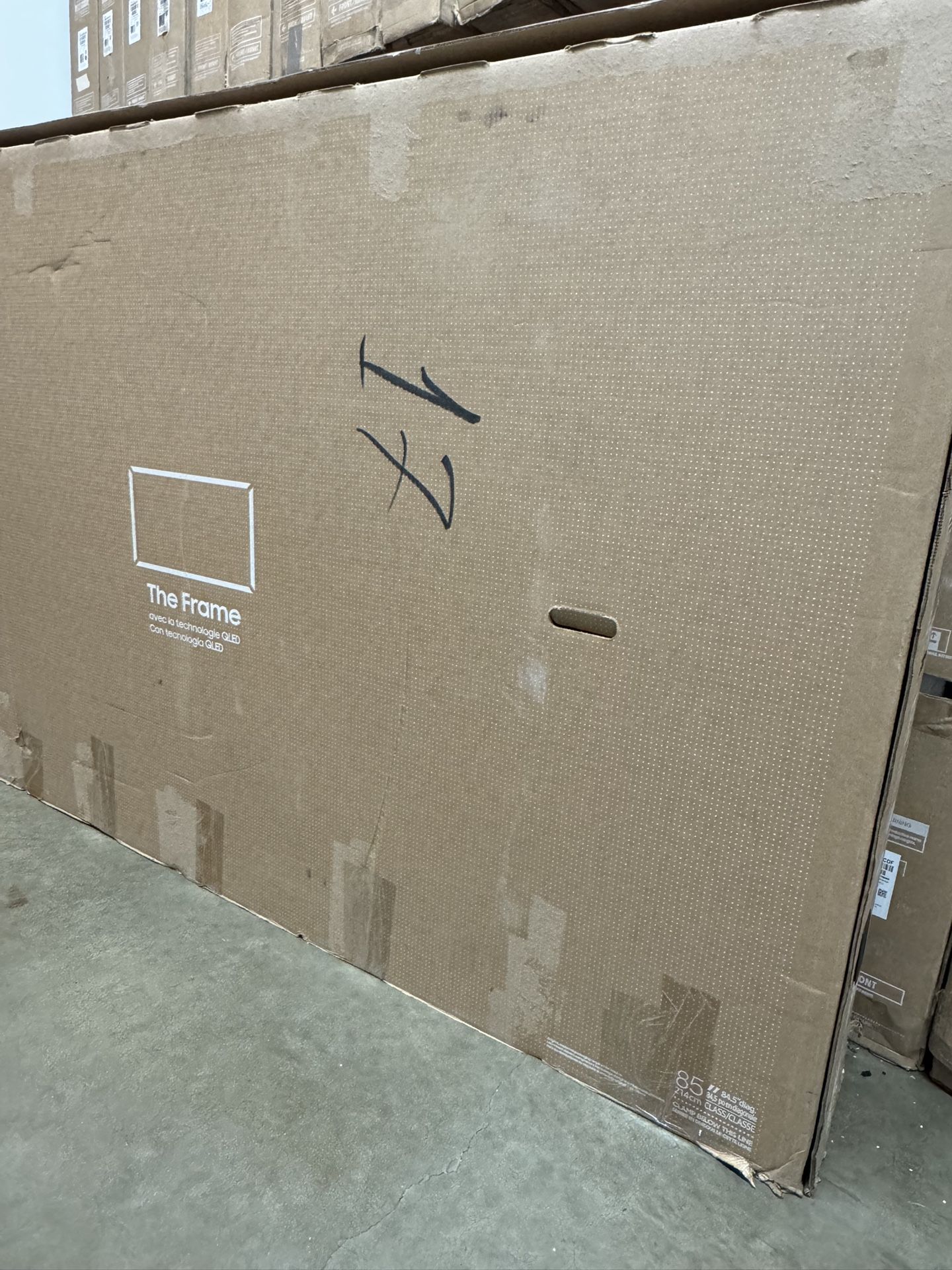 SAMSUNG 85-Inch Class QLED 4K The Frame LS03B Series, Quantum HDR, Art Mode, Anti-Reflection Matte Display, Smart TV w/ 