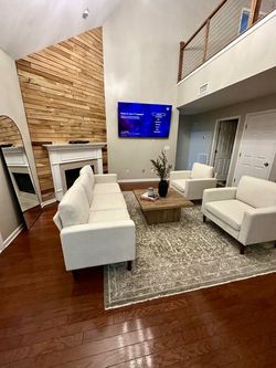 Beige Latitude Run Sofa and accent chairs set