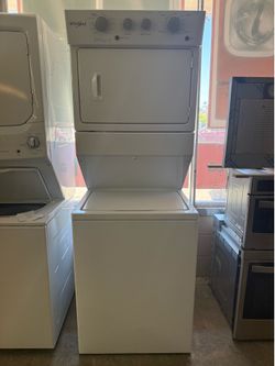 Whirlpool electric laundry center