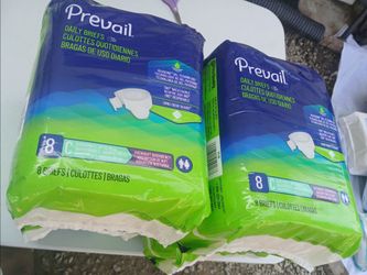 New Prevail Unisex Adult Incontinence Brief Size C, Disposable Heavy Absorbency, Up to 110 Inch.