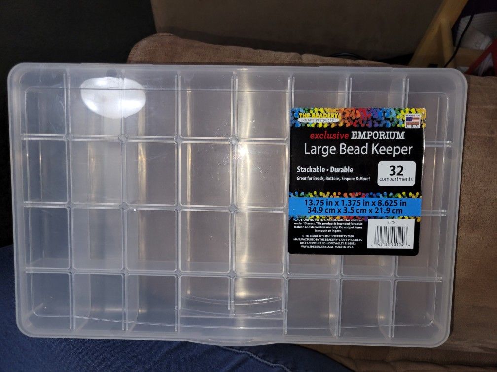New Beadery 32 compartment bead keeper