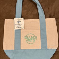 NEW Trader Joe’s Mini Tote Bags (Pastel)