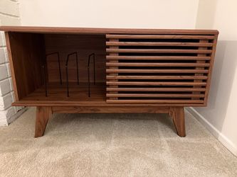Mid Century Modern Record Player Stand