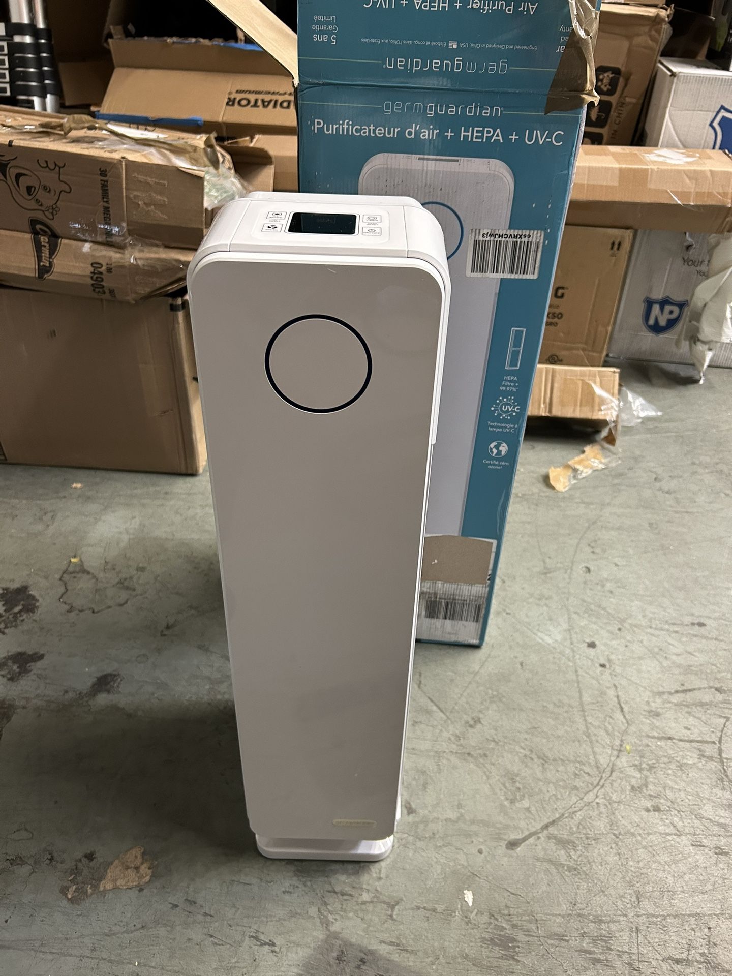 GermGuardian Air Purifier for Home, Large Rooms, H13 HEPA Filter, Removes Dust, Allergens, Smoke, Pollen, Odors, Mold, UV-C Light Helps Reduce Germs,