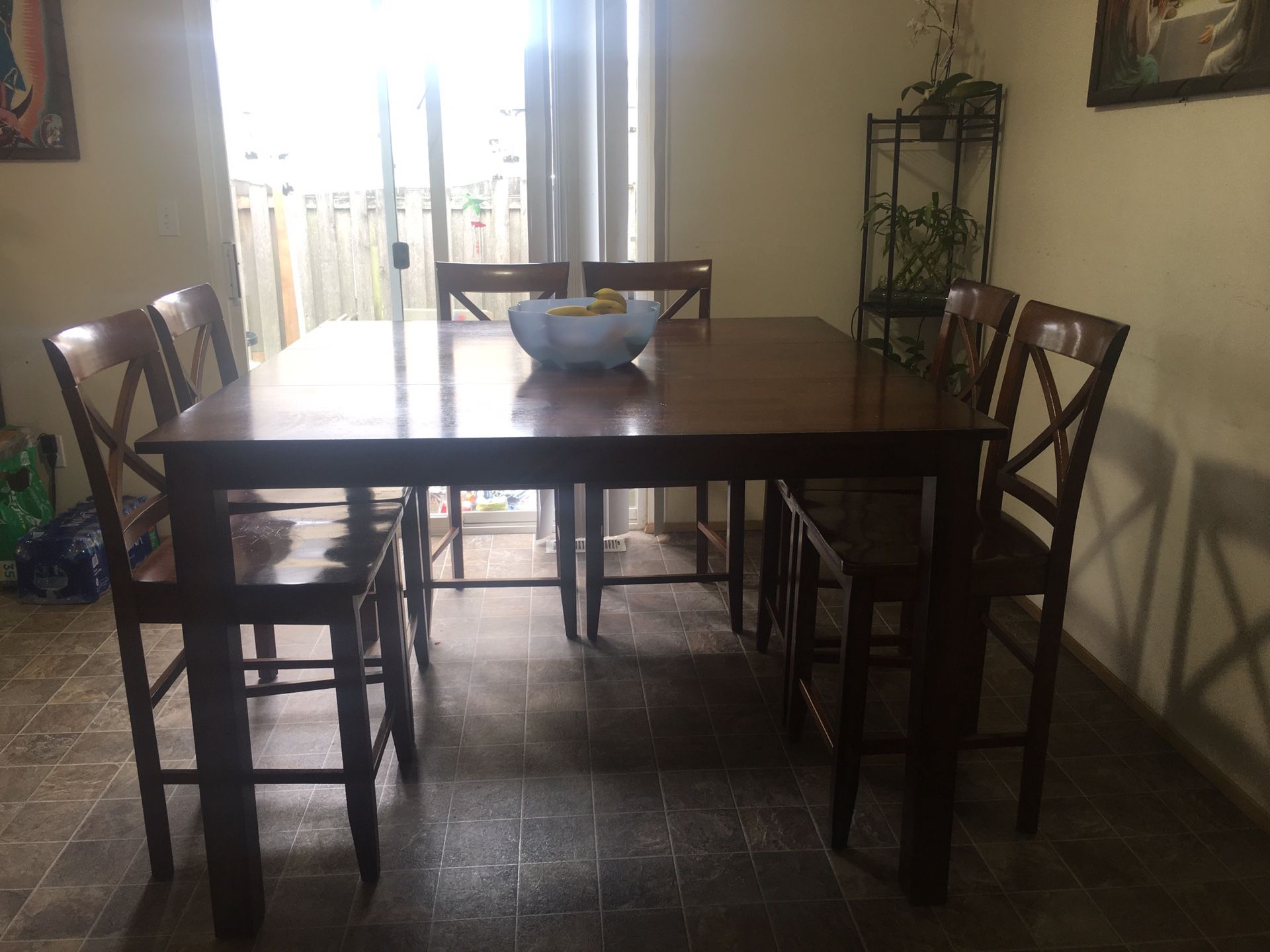 Dining Wood Set Kitchen Table